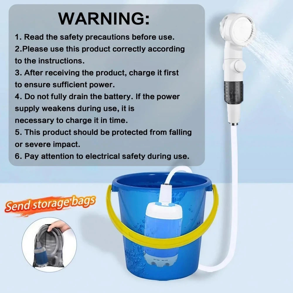 Portable Rechargeable Outdoor Shower