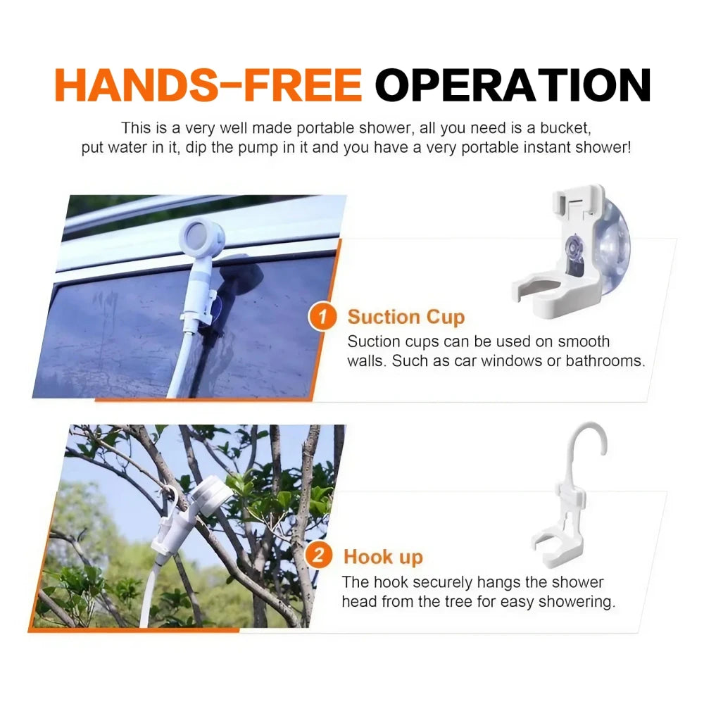 Portable Rechargeable Outdoor Shower
