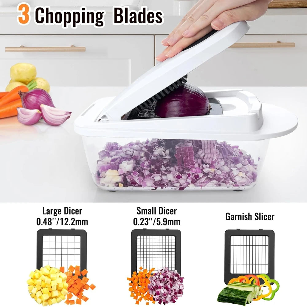 Ukeetap Vegetable Chopper Mandoline Slicer