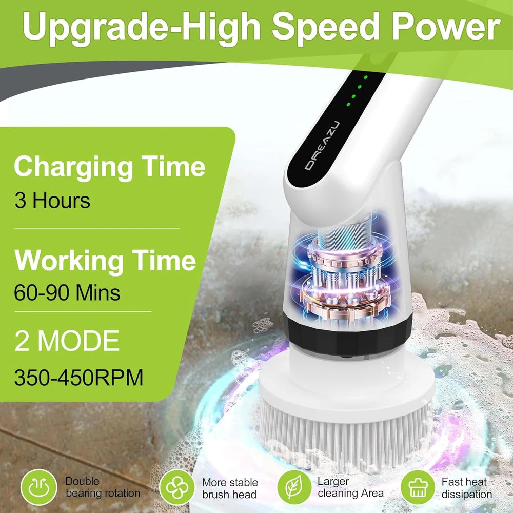 Dreazu Electric Spin Scrubber