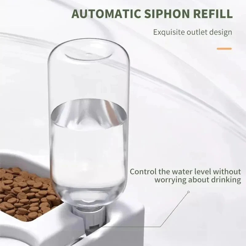 Automatic Pet Feeding And Drinking Bowl